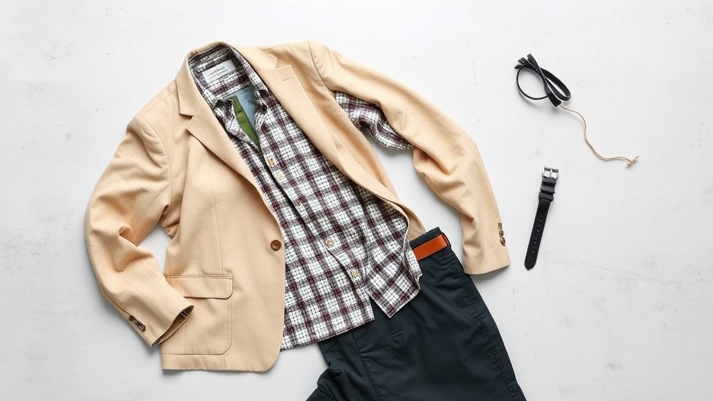 beżowa kurtka koszula w nadruki