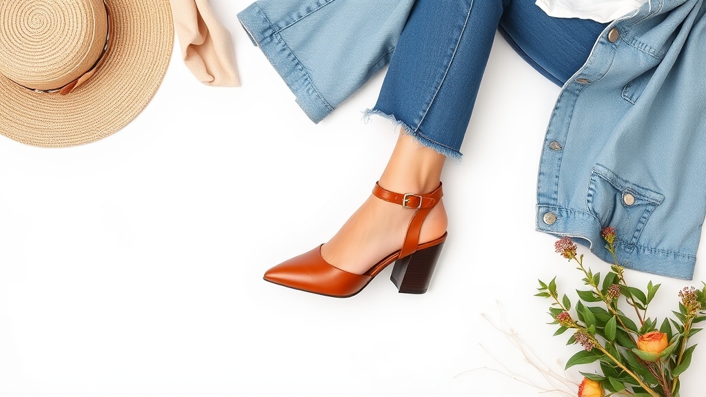 Opcje obuwia do spodni dzwonów