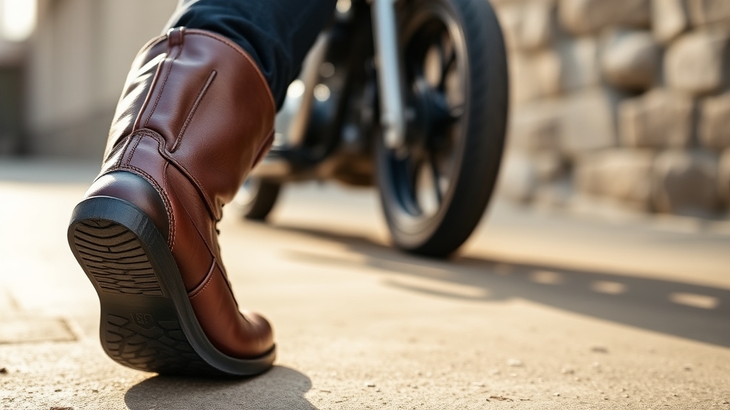 dopasowane odpowiednio buty motocyklowe