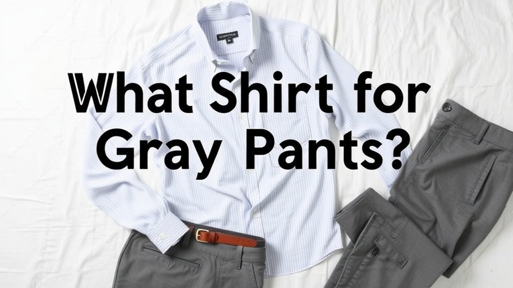 Kolor koszuli do szarych spodni