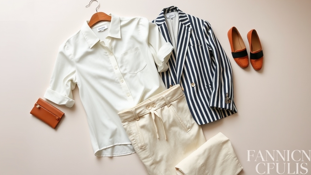 stylowa bluzka w paski do parowania