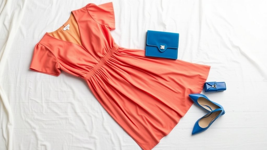 Kolor sukienki do niebieskich butów