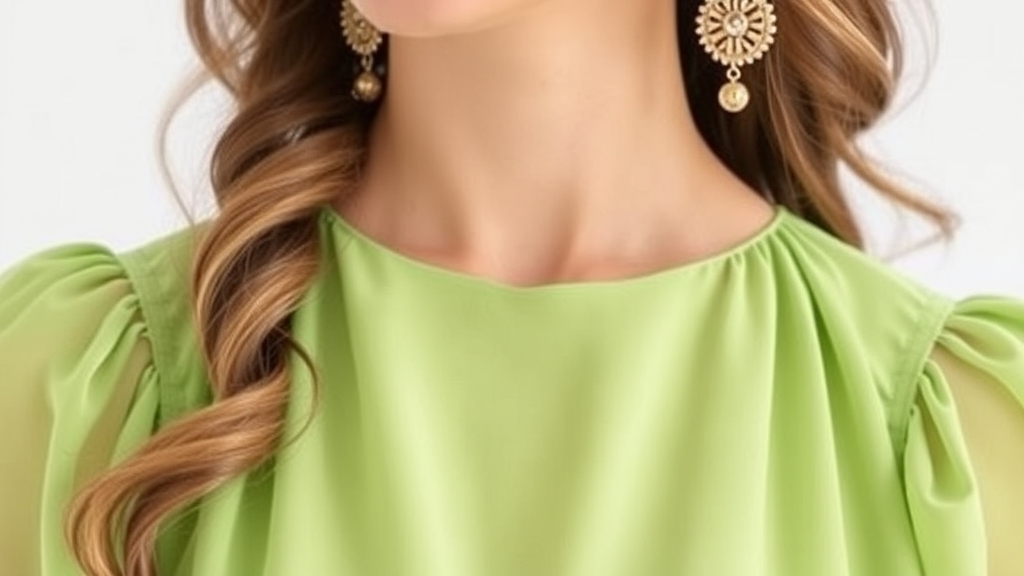 Wybory biżuterii w kolorze jasnozielonym