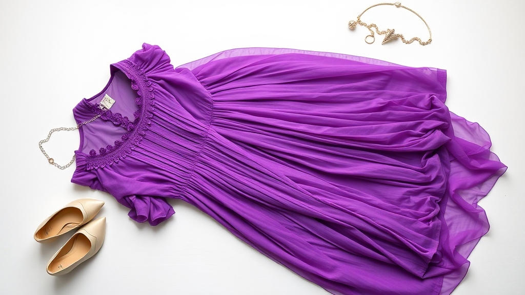 metalowe wybory do fioletowych sukienek
