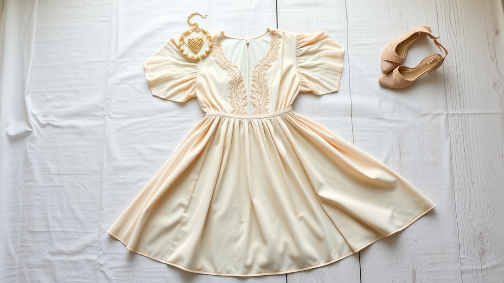 wskazówki dotyczące stylizacji ecru sukienki