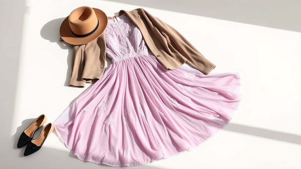 modna kurtka i sukienka