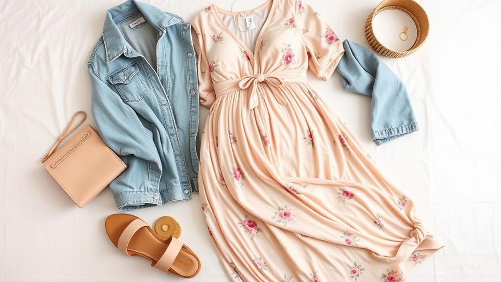 stylowe casualowe ubrania ciążowe